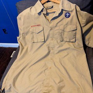 BSA x-large adult uniform shirt boy scouts america